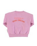 BABY SWEATSHIRT LAVANDER LIPS PRINT