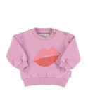 BABY SWEATSHIRT LAVANDER LIPS PRINT