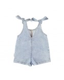 SHORT JUMPSUIT WASHED DENIM