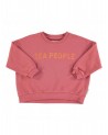 Kids Sweatshirt Pink "Sea People" Piupiuchick