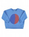 Kids Sweatshirt Blue Circle Piupiuchick