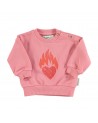 Baby Sweatshirt pink heart print