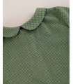 CAMISA CUELLO BEBE VICHY VERDE JENGIBRE MI CANESU