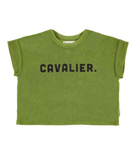 T´SHIRT TERRY COTTON GREEN "CAVALIER" PIUPIUCHICK