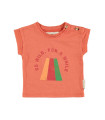 BABY T´SHIRTS ORANGE MULTICOLOR PRINT PIUPIUCHICK