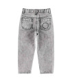 UNISEX DENIM TROUSERS WASHED BLACK PIUPIUCHICK