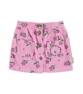 SHORT SKIRT PINK FLOWERS PIUPIUCHICK