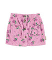 SHORT SKIRT PINK FLOWERS PIUPIUCHICK