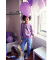 SWEATSHIRTS MAUVE "LUCKY LUKE" PRINT PIUPIUCHICK