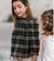 BLUSA TARTAN VERDE MIA Y LIA