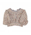 CROPPED BLOUSE ANIMAL PRINT PIUPIUCHICK