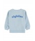 KID SWEATSHIRT BLUE WAVE PRINT PIUPIUCHICK