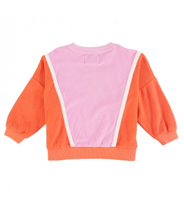 KIDS SWEATSHIRT ORANGE & LAVANDER PIUPIUCHICK