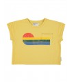 KIDS T´SHIRT WAVE PRINT PIUPIUCHICK