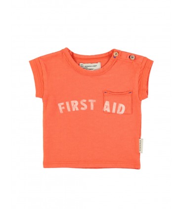 BABY T`SHIRT "FIRST AID" PRINT PIUPIUCHICK