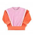 BABY SWEATSHIRT ORANGE & LAVANDER PIUPIUCHICK