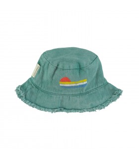 HAT GREEN WAVE PRINT PIUPIUCHICK