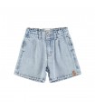 BOY SHORT WASHED BLUE DENIM PIUPIUCHICK