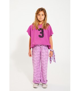 FLARE TROUSERS LAVANDER TIGERS PIUPIUCHICK