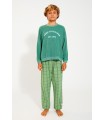 KIDS UNISEX TROUSERS CHECKERED GREEN PIUPIUCHICK